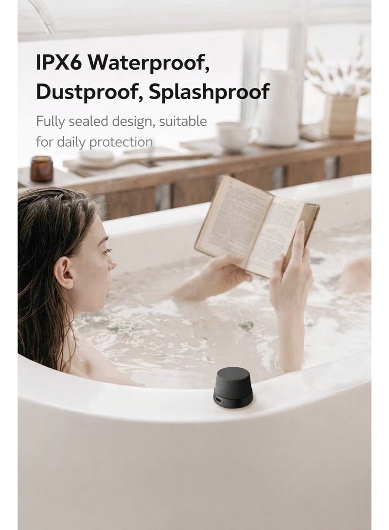 Sisily Magnetic Bluetooth Speaker | 20W 360° Surround Sound | IPX6 Waterproof Portable Speaker | 20H Playtime | 2-in-1 Phone Stand | Type-C Rechargeable | Stereo Pairing for Outdoor Camping Party - Image 5